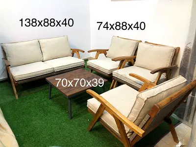 5- seater Garden set with coffee table