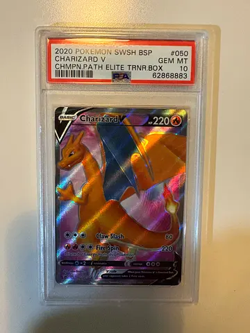 2020 Pokemon Charizard V Champion's Path PSA 10 Graded Card