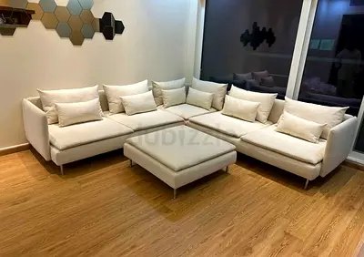Beige Color IKEA Sodhremn Sofa Beige without footstool