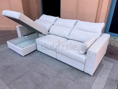 Same like new Condition Ikea Eskelstuna Sofa Bed with Storage beige