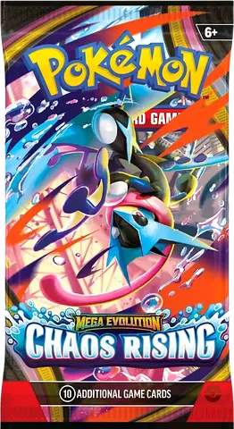 Chaos Rising 10-Card Booster Pack (Mega Evolution) - original packaging (NEGOTIABLE)