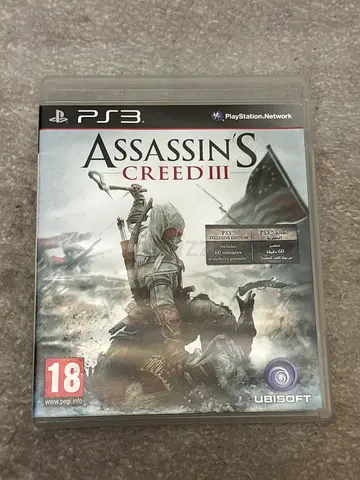 Assassin's Creed III (PS3) - Used - Arabic Subtitle Cover