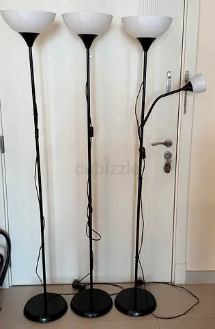 IKEA floor lamps - set of 3