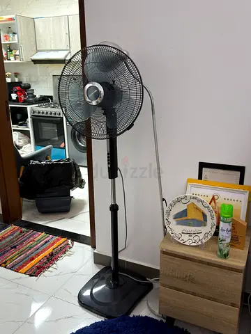 Used pedestal standing fan in good working condition