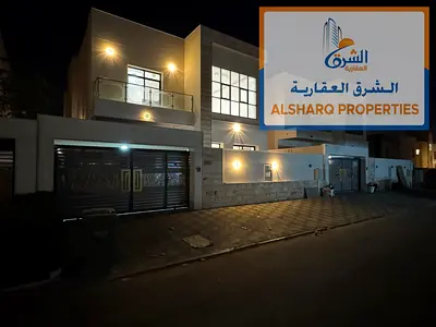فيلا 5 غرف ماستر للبيع في الياسمين عجمان _ جاهزة للسكن _ أرض 3,014 قدم _ بناء 3,500 قدم _ مجلس _ صالة واسعة _ غرفة خادمة _ مكيفات _ تملك لجميع الجنسيا