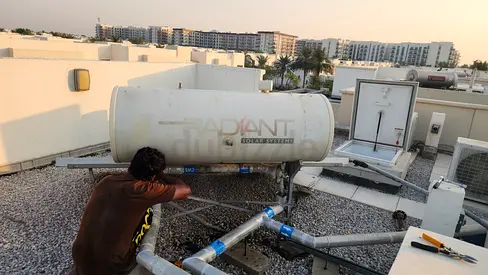Solar water heater repair plumbing service plumber repair service