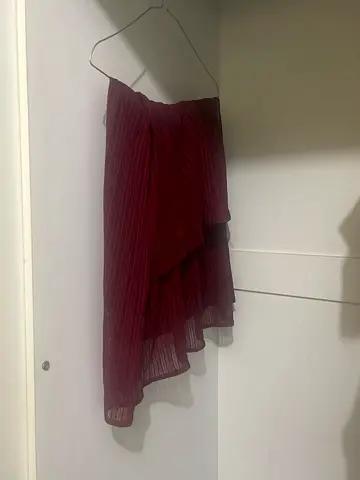 Maroon Textured Scarf