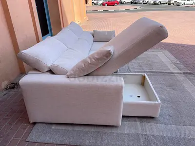Perfect Like brand new Condition Ikea Eskelstuna Sofa Bed with Storage beige