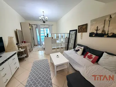 Large Studio | Fully Furnished | High Floor | Balcony | Gas & Chiller Free