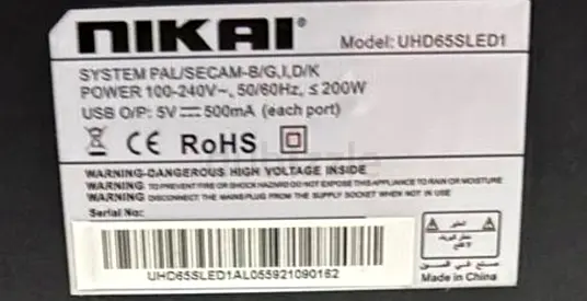 Nikai smart TV