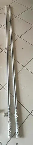 Metal curtain track/rail adjustable wall/ceiling mount is for sale.