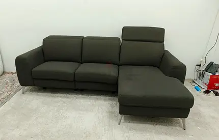 Dark gray Boconcept lshape sofa