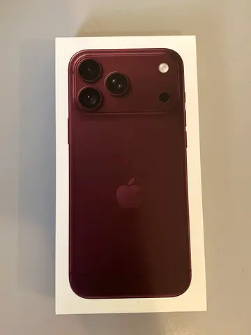 iPhone 18 Pro Max 256GB Burgundy | Brand New Sealed | UAE Version