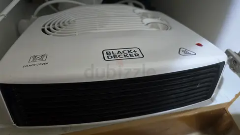 Black+Decker Portable Fan Heater - Compact Unit