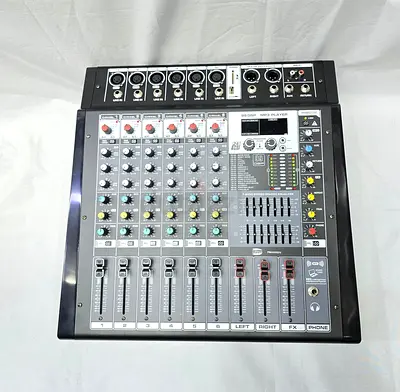 YGY 6 Channel mixer with Amplifier - Brand new
