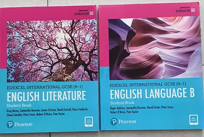 Edexcel International GCSE English Literature & English Language B Student Books (Pair)