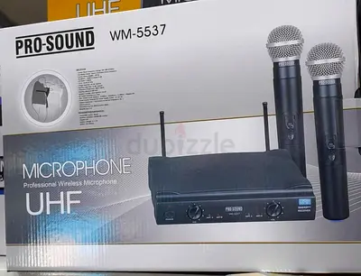 Pro-Sound WM-5537 professional wireless microphone set 2 in 1 - Brand new