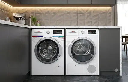 Bosch Series 6 9kg Washer & 9kg Dryer Set – Separate Units, Very Good Condition