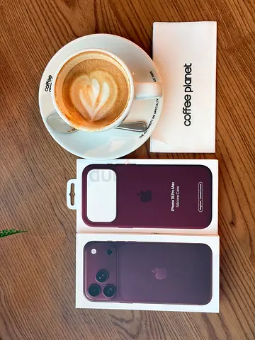 iPhone 18 Pro max (Burgandy) with Original Box and MagSafe Case,its From Virgin Megastore