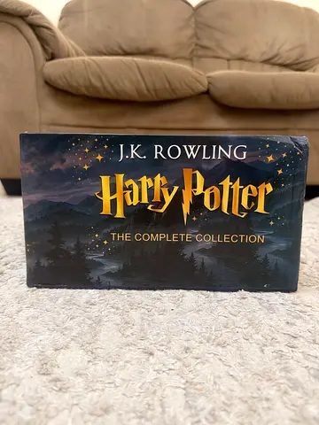 HARRY POTTER BOOKS entire Harry Potter book collection with the cursed child and the case