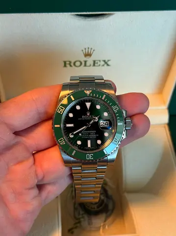 Rolex Submariner Hulk 116610LV | 2016 GCC Full Set | First Owner
