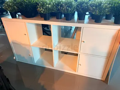 IKEA Shelving unit with 4 inserts
