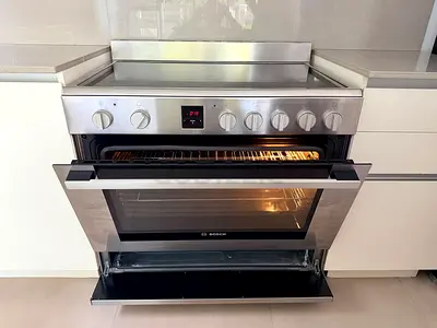 Bosch 90x60cm Electric Cooker Stove with Multi Function oven HKK99V850M