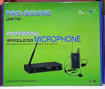 Pro-Sound UHF747 professional wireless microphone clip in - Brand new