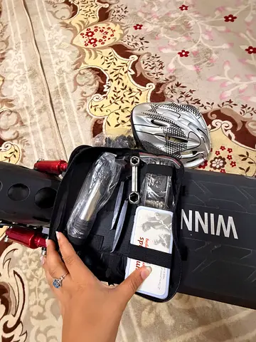 Electric Scooter with Helmet and Repair Kit - Good Condition