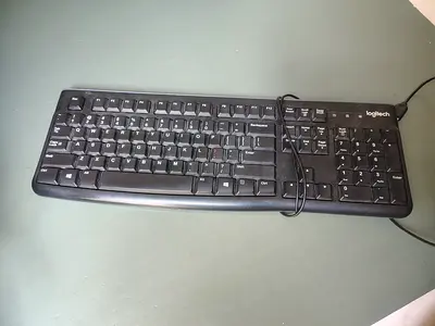 Logitech Wired USB Keyboard — Good Working Condition