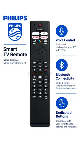 Philips Smart TV Remote Control with Voice & Bluetooth