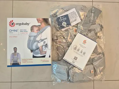 Ergobaby Omni All-in-One Baby Carrier (Light Grey) - Brand New
