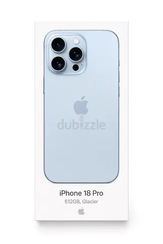 iPhone 18 Pro 512 GB Glacier