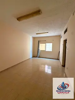 Studio for Annual Rent in Al Majaz 3, Sharjah, Near the Park, Separate Kitchen, Central AC & Gas, Su