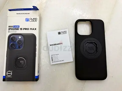 Quad Lock Mag Case for iPhone 15 Pro Max - Black