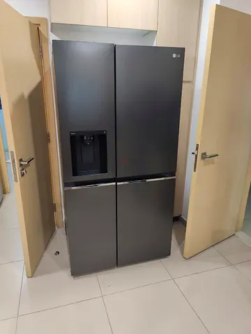 LG New Model Side By Side Refrigerator with water dispenser ice maker Matt black