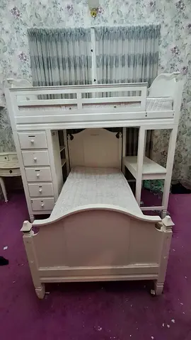 Pottery Barn Solid Wood bunk bed with desk and drawers - good condition
