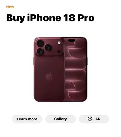 iPhone 18 Pro - Excellent Condition, Burgundy