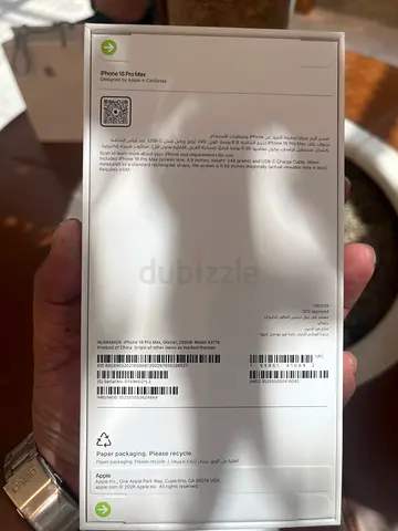 IPhone 18 pro max 256 gb