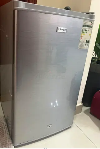Silver Bomann Single-Door Mini Fridge - Good Condition