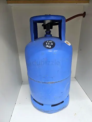 Adnoc 25lbs Blue LPG Gas Cylinder - Used, Good Condition