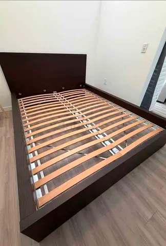 Ikea Malm bed with mattress queen size