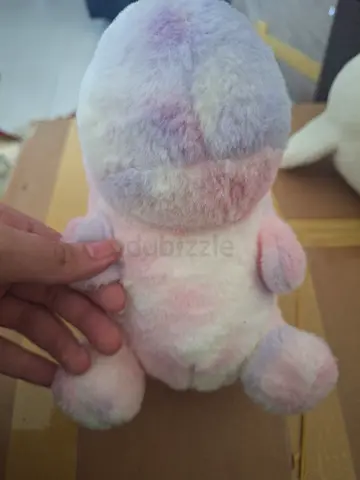 Small pastel plush stuffed animal - soft and gently used
