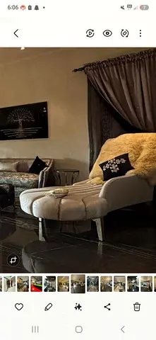 Elegant Beige Chaise Lounge Chair day bed