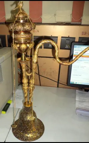 Hookah bong old and antique Hookah bong 22KT GOLD