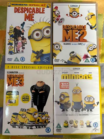 Despicable Me DVD Collection - Despicable Me 1, 2, 3 + Minions (4 DVDs)