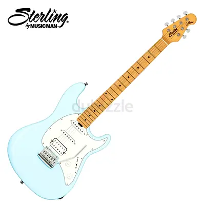 Sterling by Music Man Cutlass Electric Guitar - Sky Blue (Sonic Blue)