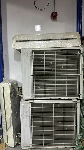 Two used window air conditioner units - needs cleaning/servicing
