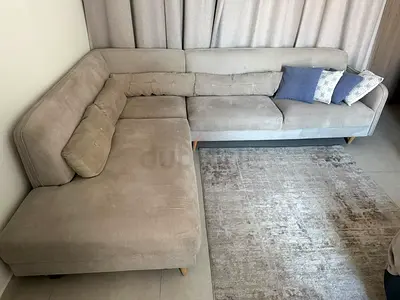4 seater and L Shaped sofa