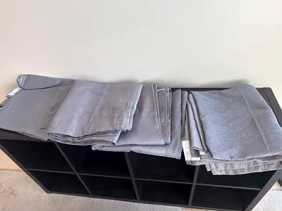 IKEA blackout Light grey curtains - 145cmx300 cm each curtain, gently used 2 pairs total 4 curtains